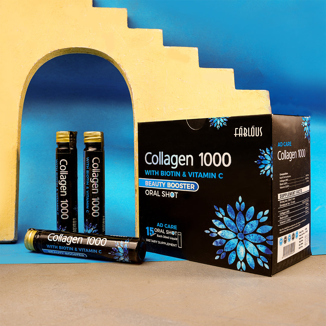 Collagen 1000 with Biotin & Vitamin C Oral Shots 30ml, 15 Ct