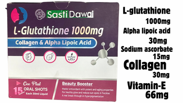 L-glutathione 1000mg with alpha lipoic shots