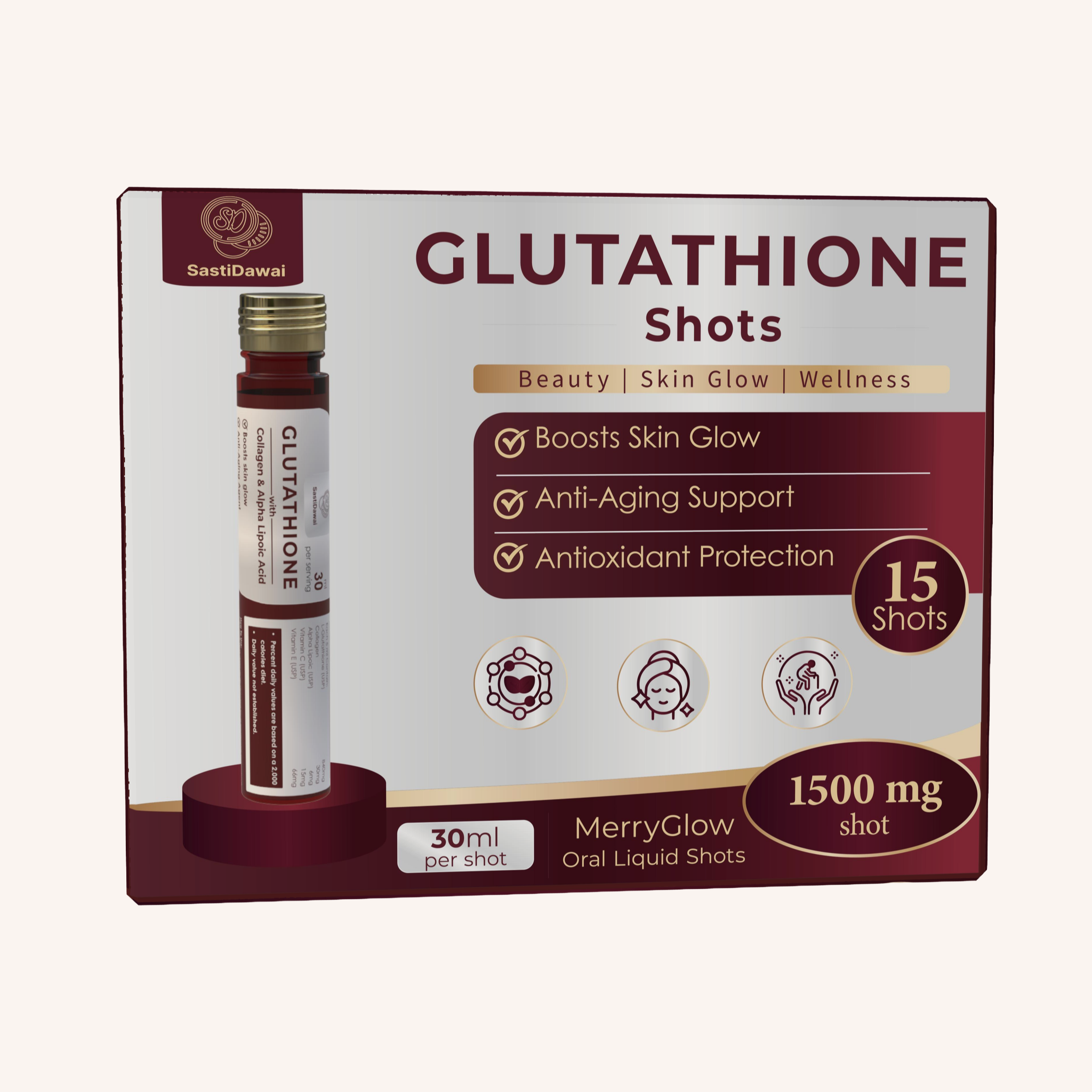 Glutathione 1500mg/shot